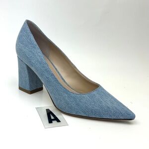 MARC FISHER LTD Denim Zala' Pump sz  5.5
